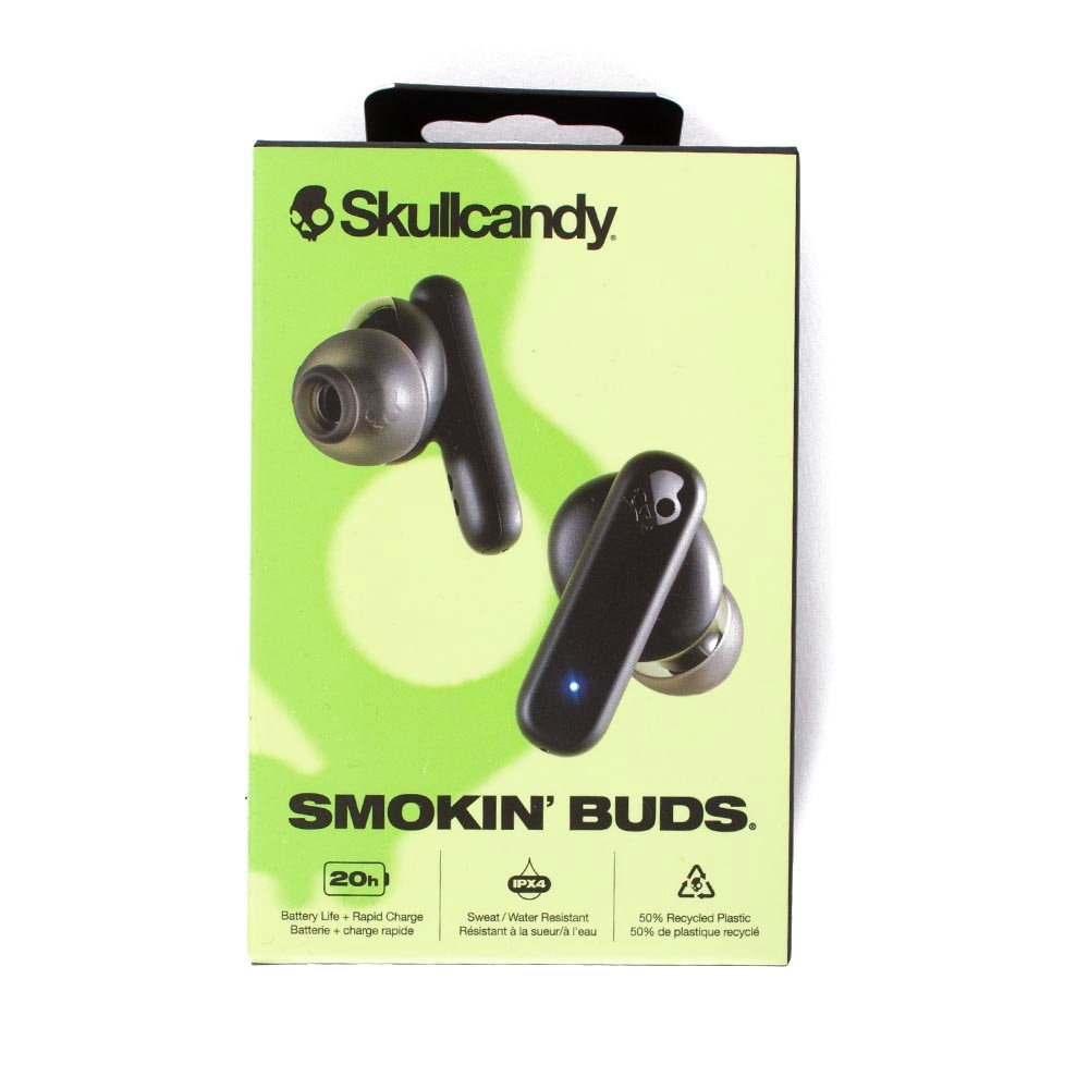 Skullcandy, Earbuds & Headphones, Tech, Smokin Buds, True Wireless, 961906, True Black
